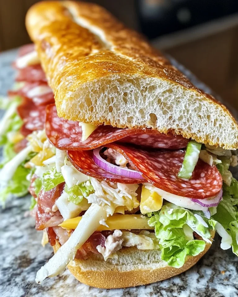 Italian Grinder Salad Sandwich (TikTok Viral Recipe)