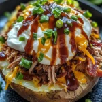 Loaded Baked Potato with Pulled Pork