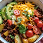 Loaded Potato Taco Bowl