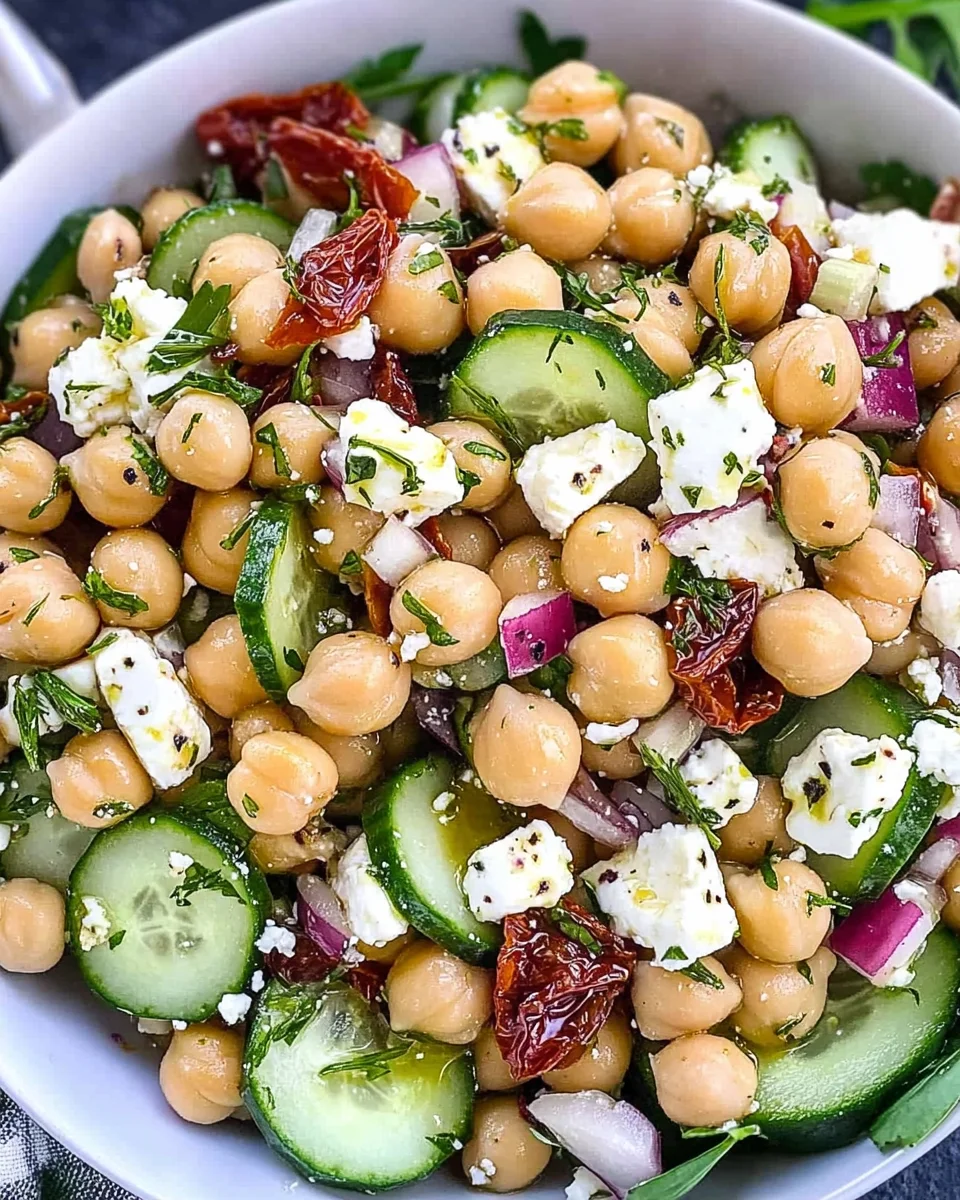 Mediterranean Chickpea Salad