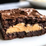 Peanut Butter Stuffed Brownies
