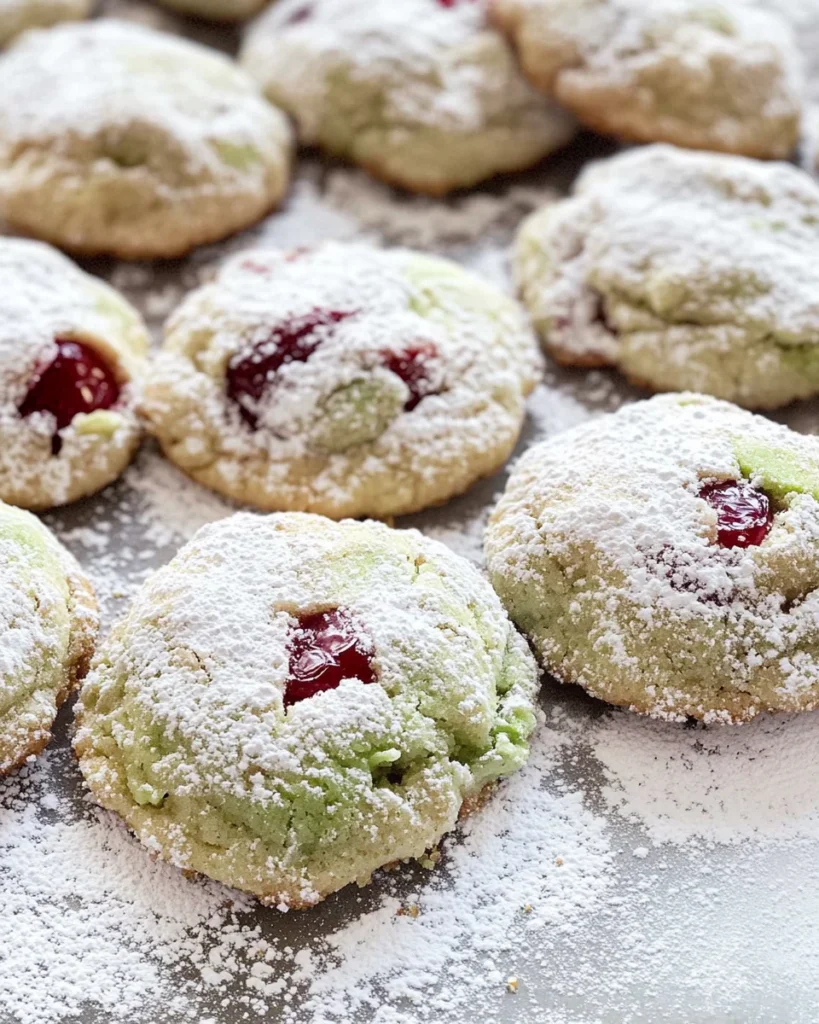 Pistachio Cherry Meltaways