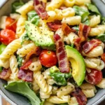 Quick Gluten Free Dairy Free BLT Pasta Salad