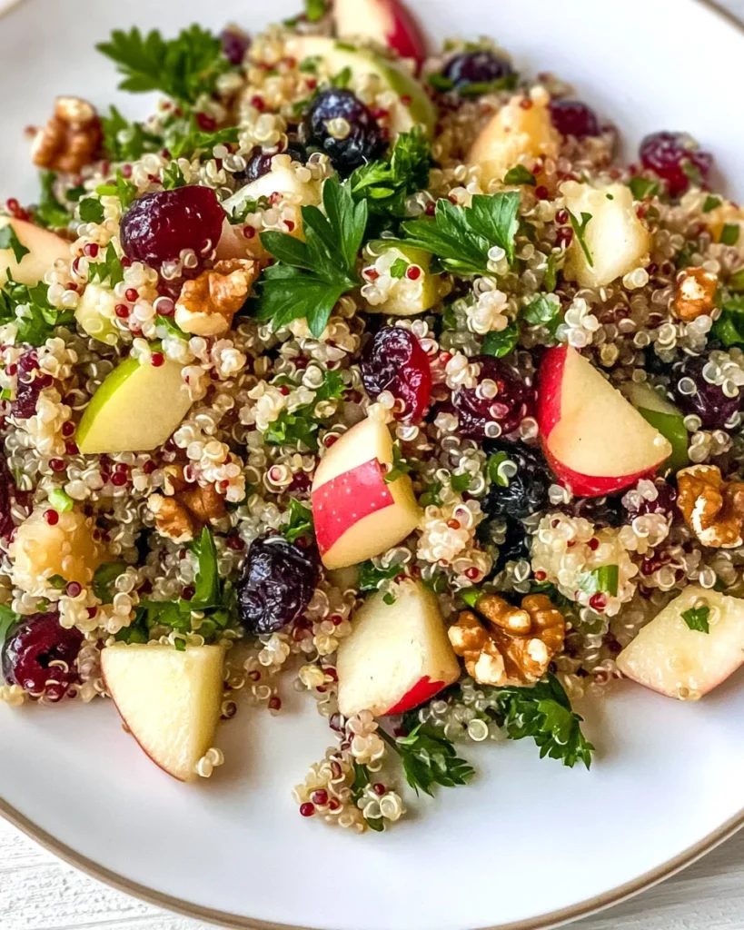Quinoa Apple Salad: A Fruity, Fresh & Flavor-Packed Favorite