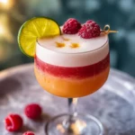 Raspberry Passionfruit Tequila Sour