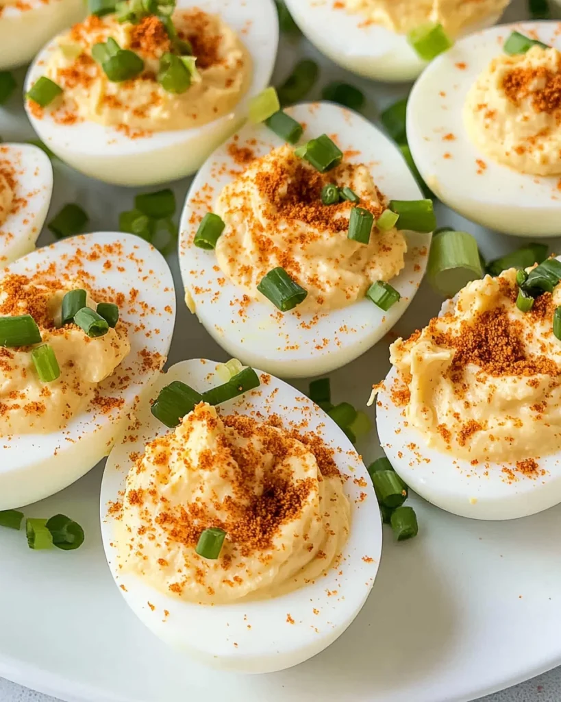 Salsa Deviled Eggs
