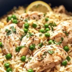 Slow Cooker Lemon Herb Chicken and Rice