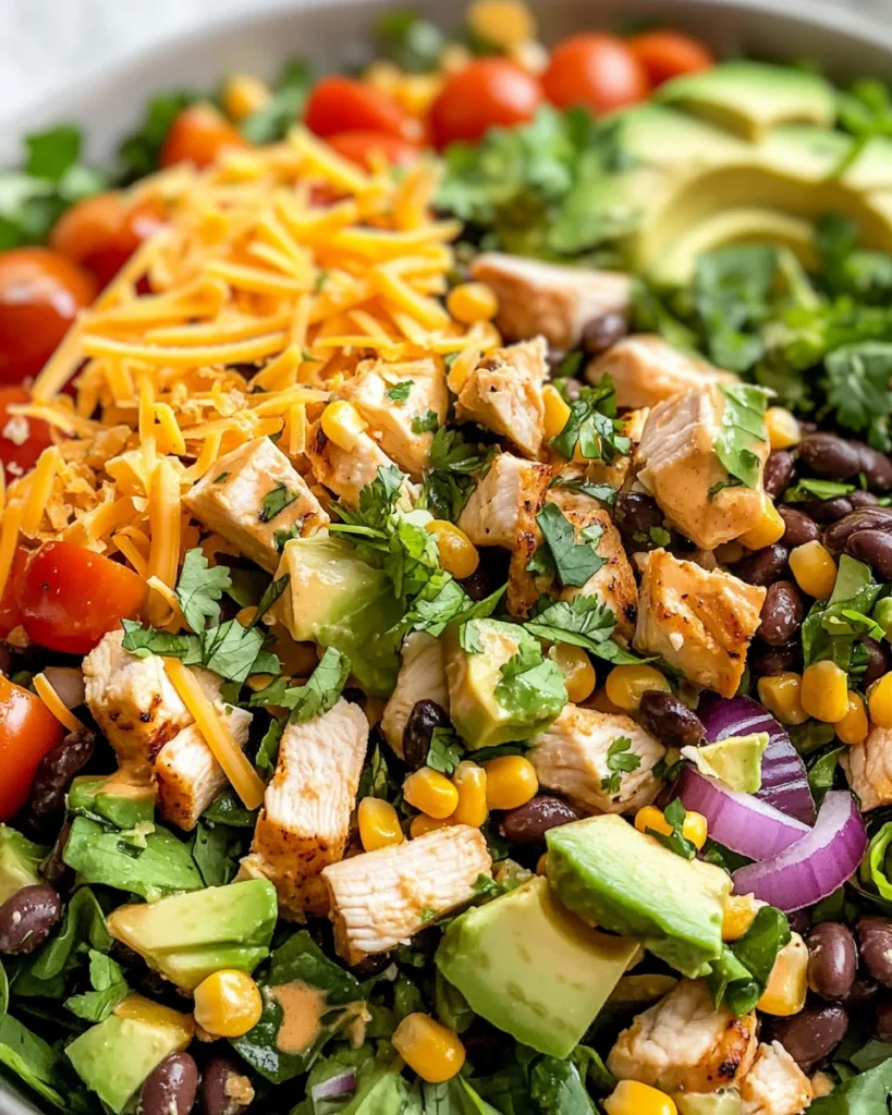 Southwest Chicken Chopped Salad