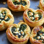 Spinach and Feta Pastry Shamrock