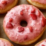 Strawberry Glazed Donuts