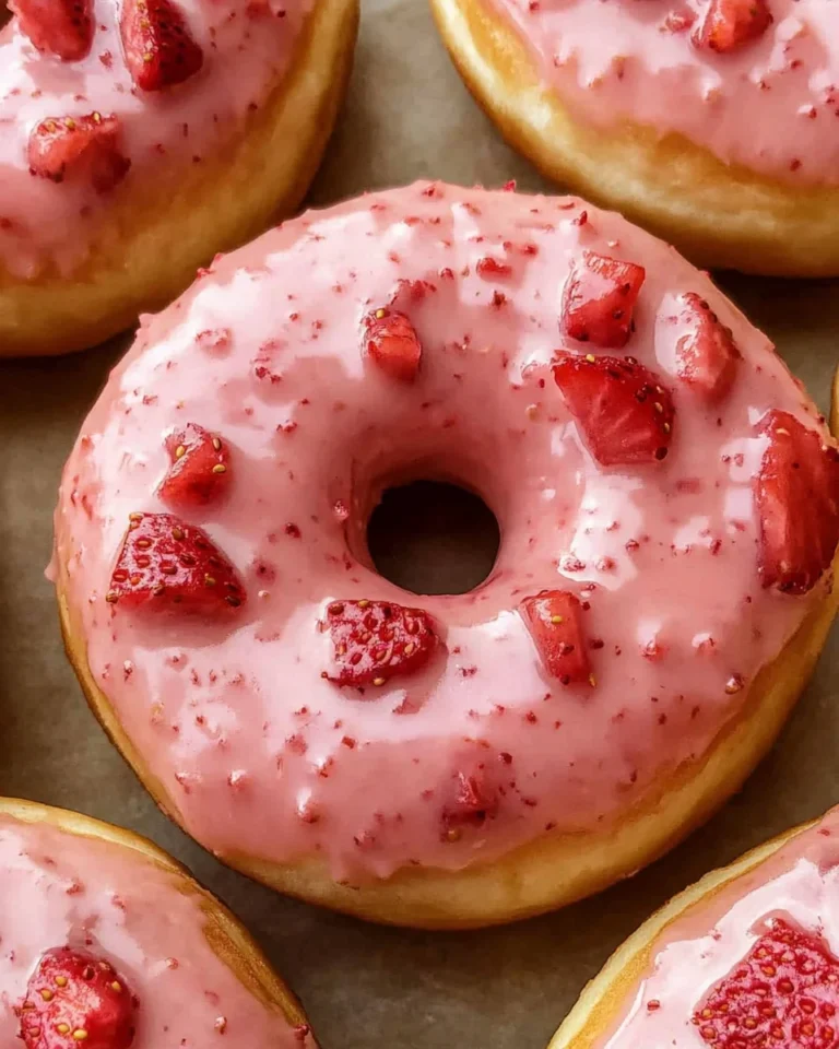 Strawberry Glazed Donuts