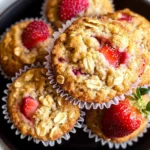 Strawberry Oatmeal Muffins