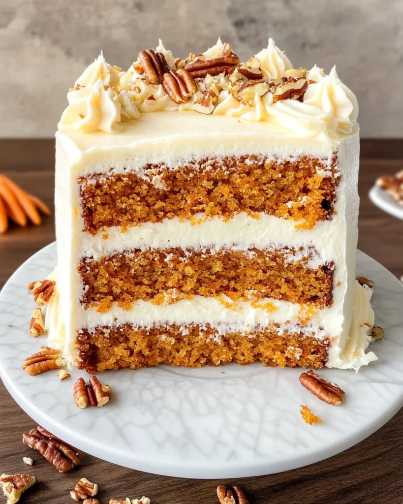 The BEST Carrot Cake with Cream Cheese Frosting