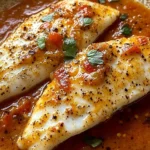 Tilapia in Roasted Pepper Sauce