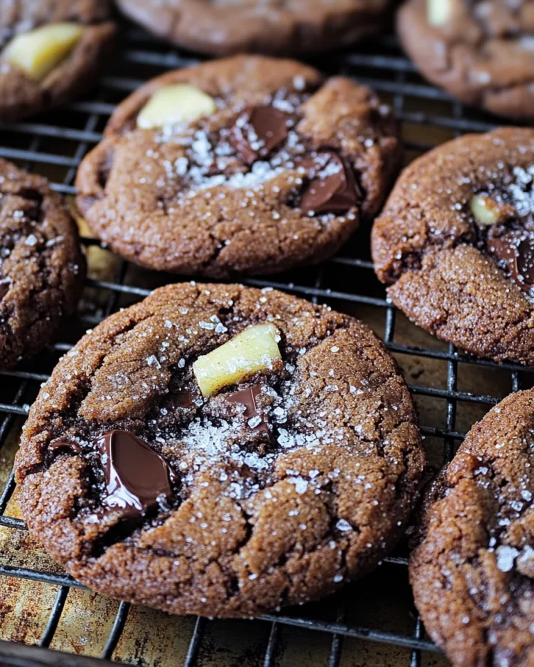 Triple Ginger Dark Chocolate Cookies