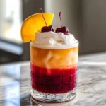 Tropical Cherry Rum Cocktail