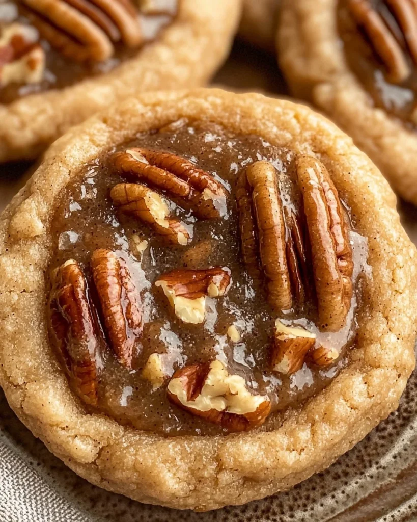 Vegan Pecan Pie Cookies