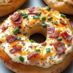 Zesty Turkey Bacon Cream Cheese Bagels