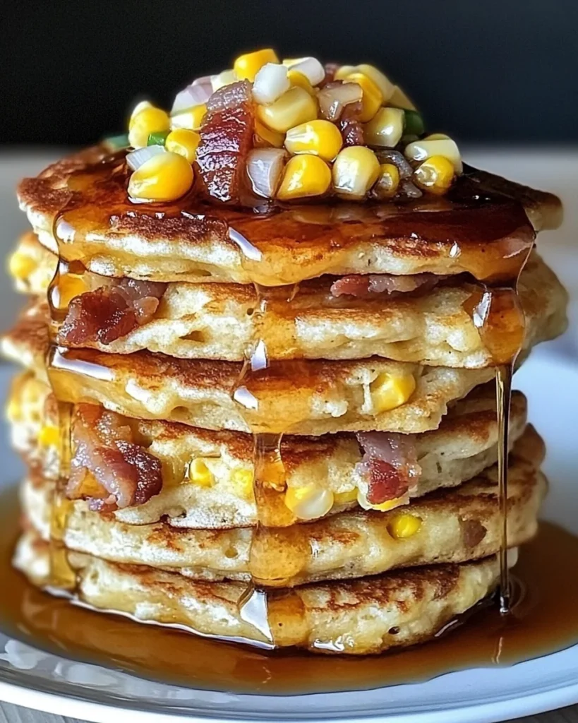 turkeyb Bacon and Corn Griddle Cakes
