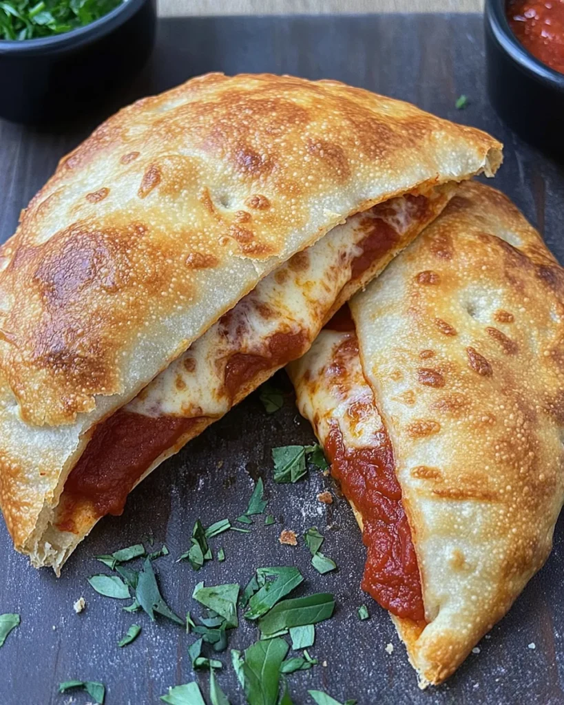 Air Fryer Calzones (Crazy Easy)
