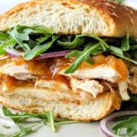 Apricot Brie Chicken Sandwiches