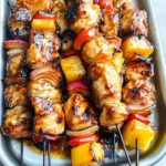 BBQ Pineapple Chicken Kabobs