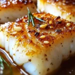 Baked Cod with Honey Soy Marinade
