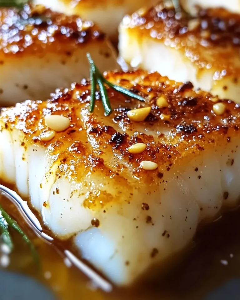 Baked Cod with Honey Soy Marinade