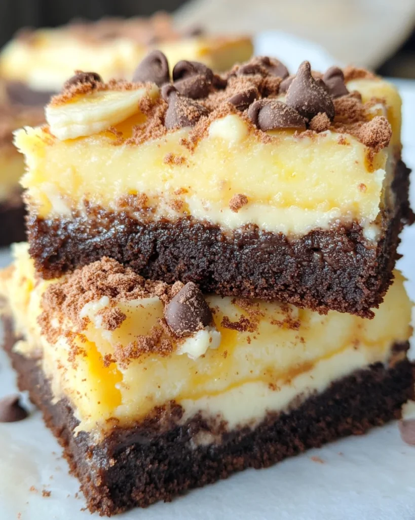 Banana Pudding Brownies