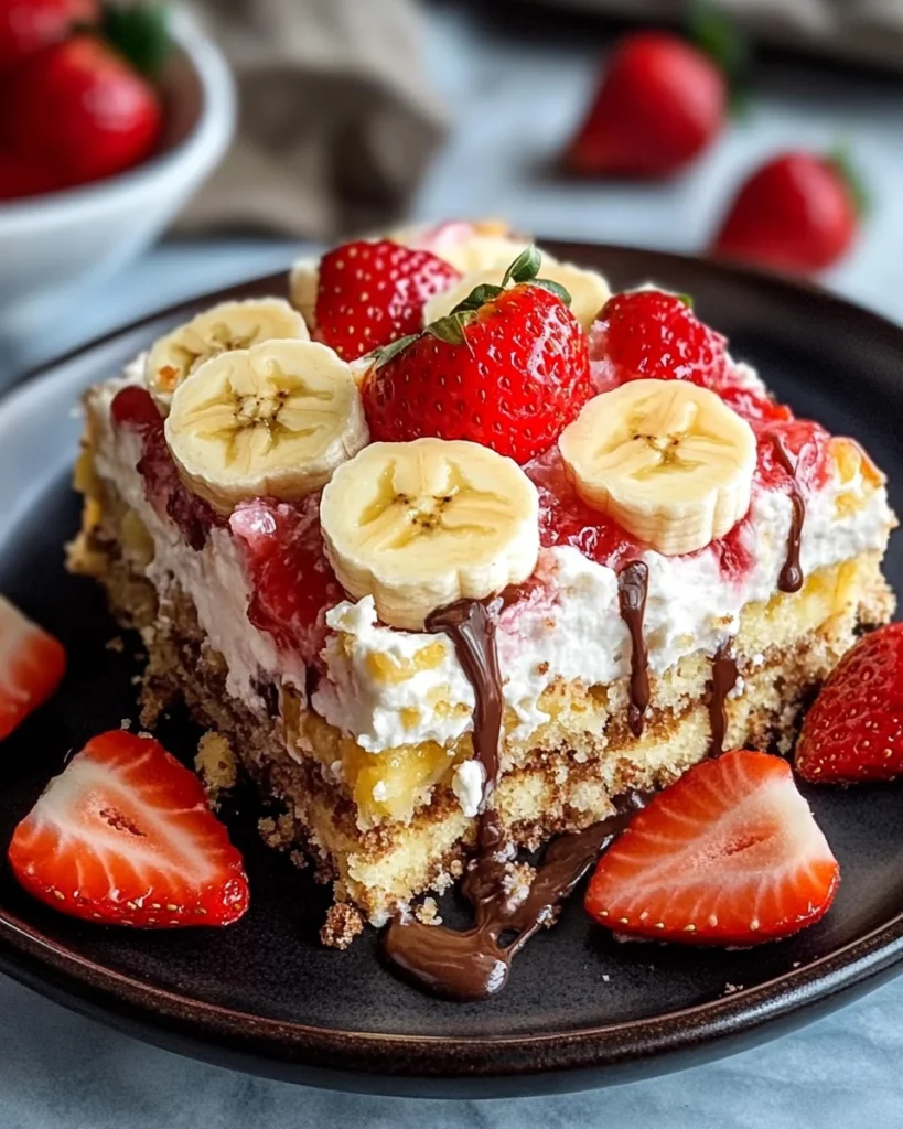 Banana Split Dump Cake Recipe