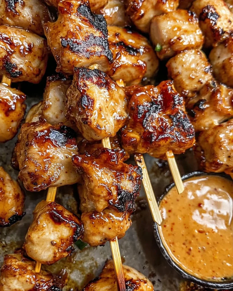 Bang Bang Chicken Skewers