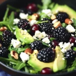 Blackberry, Avocado, and Arugula Salad
