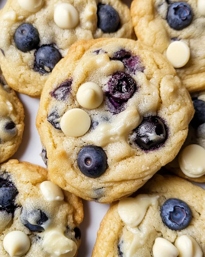 Blueberry White Chocolate Chip Cookies – The Best Soft & Chewy Recipe (2025)