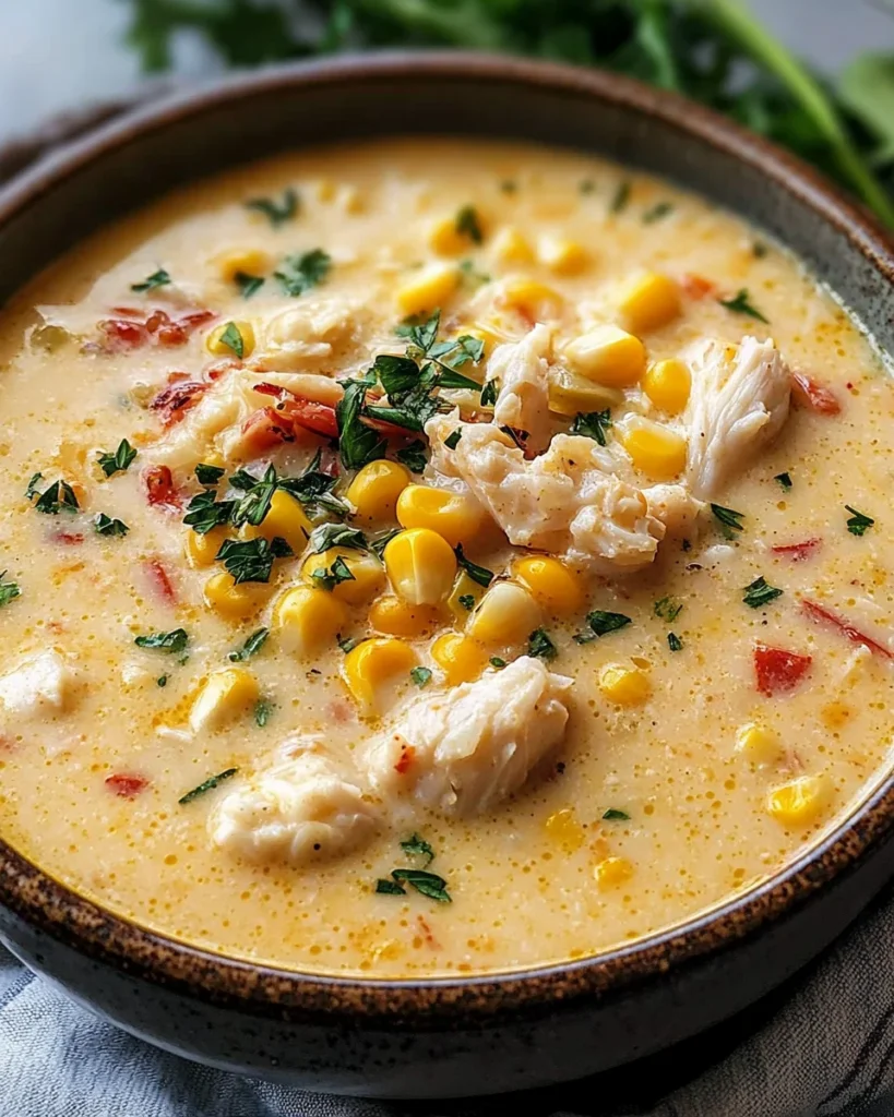 Bobby Flay’s Crab & Corn Chowder