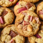 Brown Sugar Rhubarb Cookies