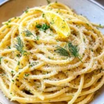 Browned Butter Lemon Dill Pasta