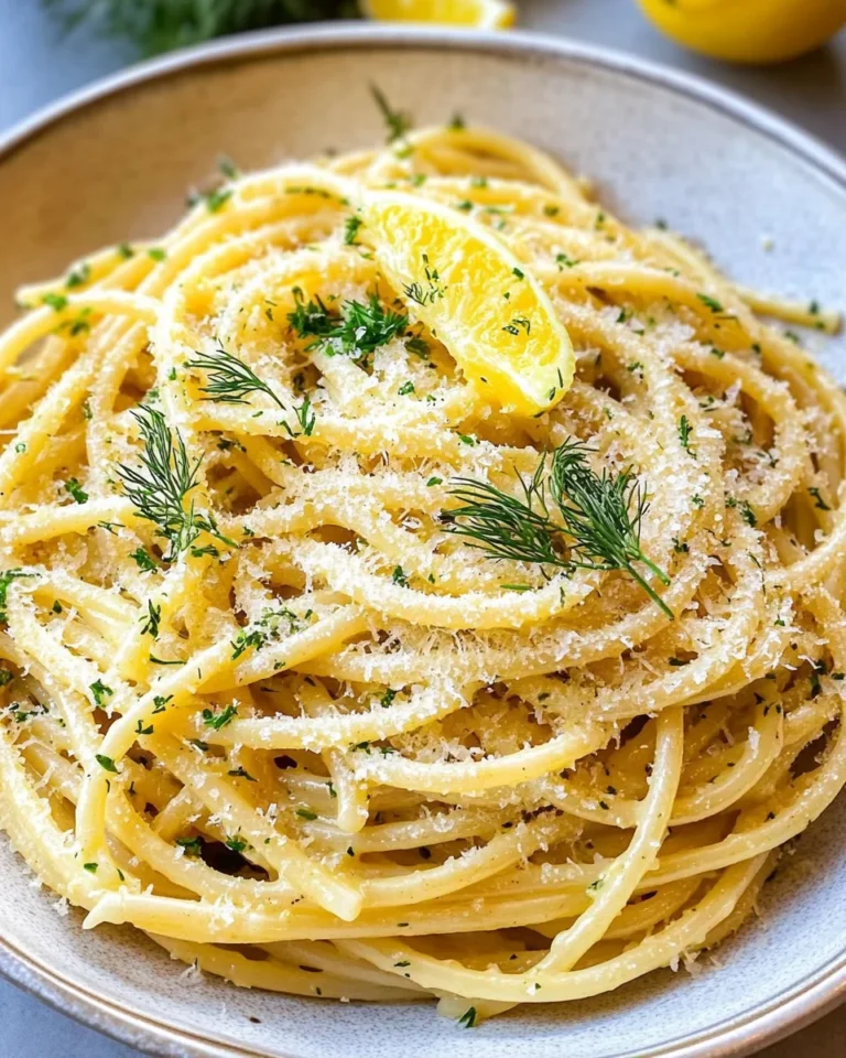 Browned Butter Lemon Dill Pasta