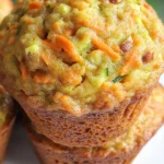 Carrot Cake Zucchini Muffins