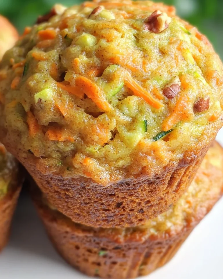 Carrot Cake Zucchini Muffins