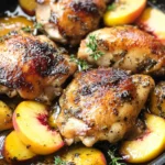 Chicken with Peaches - 30-Minute One-Pan Meal