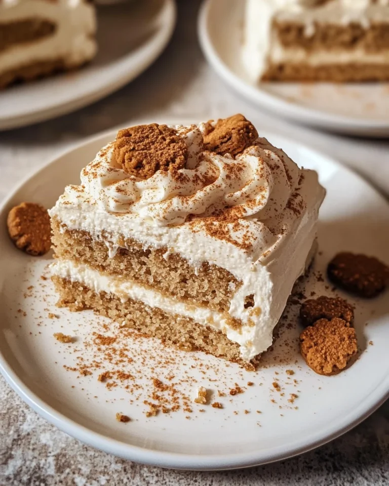 Cookie Butter Tres Leches Cake