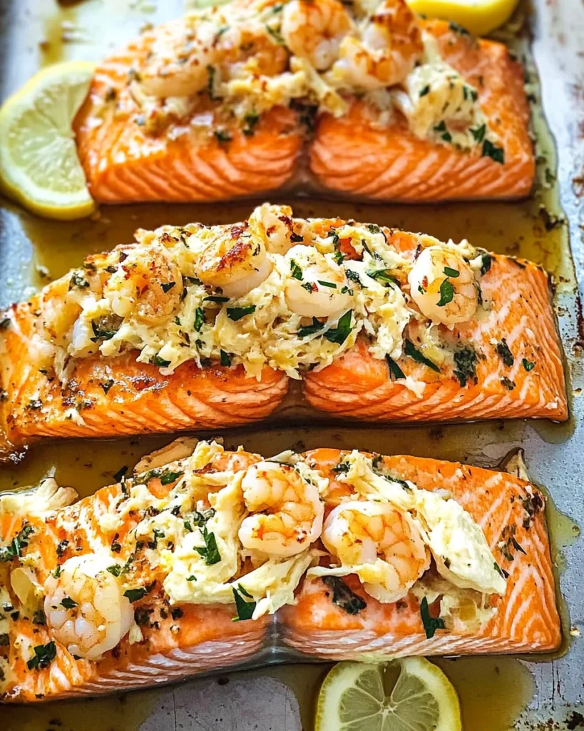 Crab Shrimp Stuffed Salmon The Ultimate Seafood Luxury