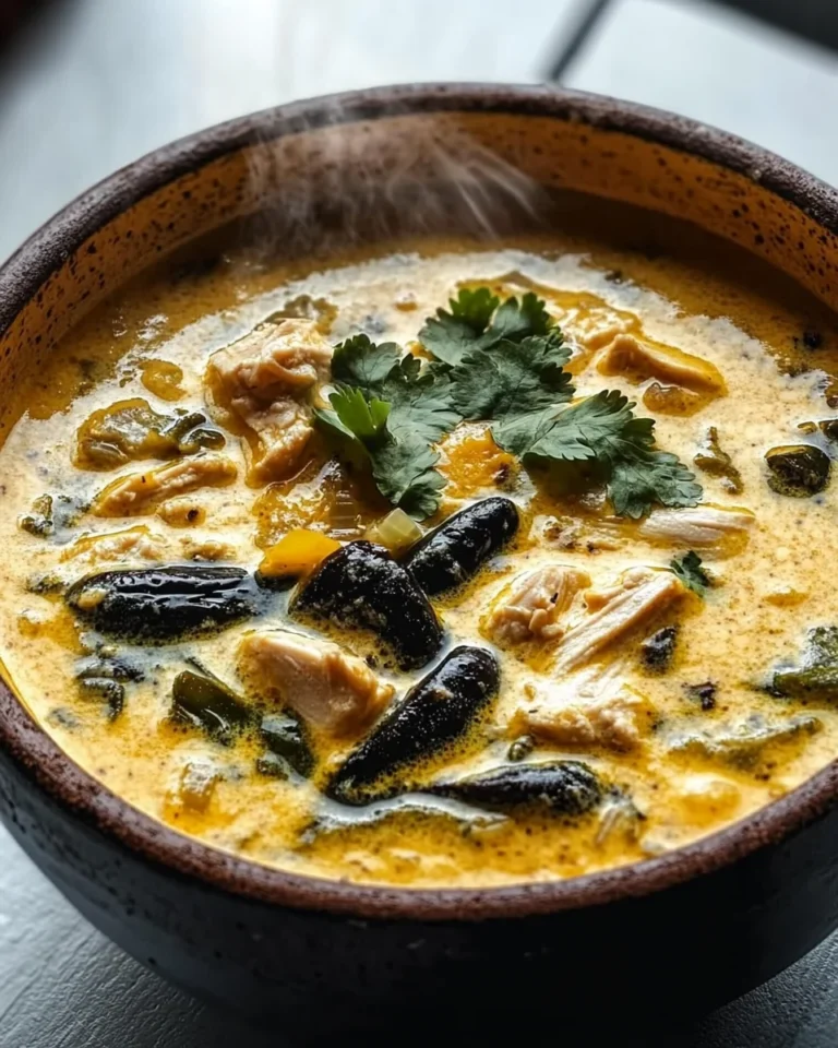 Creamy Chicken Poblano Soup: A Warm Embrace in a Bowl