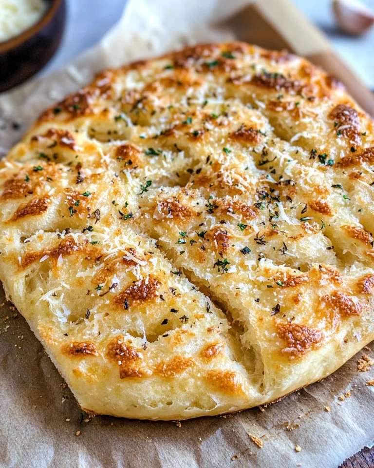 Crispy and Cheesy Garlic Parmesan Focaccia Bread You’ll Love