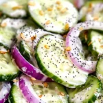 Cucumber Everything Bagel Salad