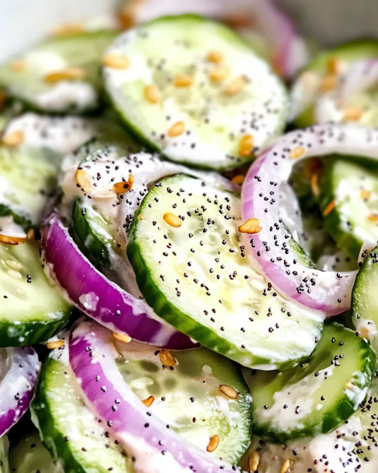 Cucumber Everything Bagel Salad