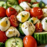 Cucumber Mozzarella Salad
