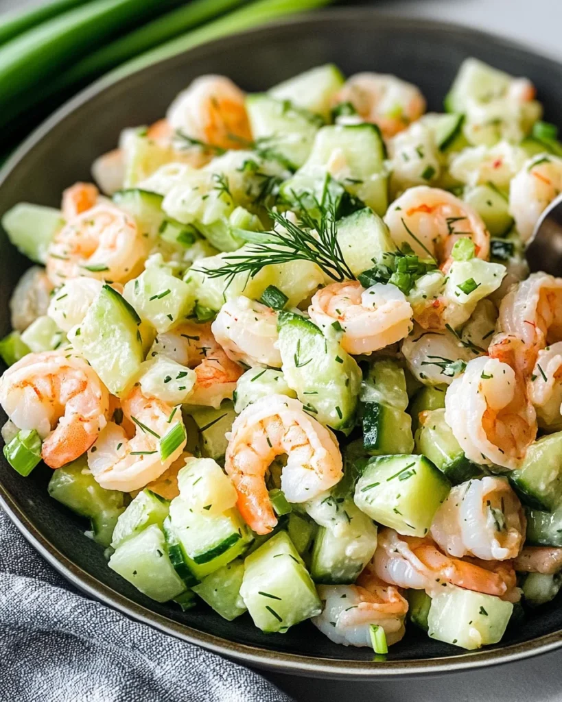 Cucumber Shrimp Salad