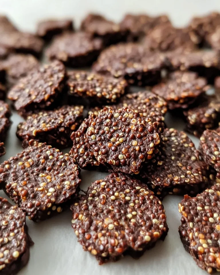 Dark Chocolate Quinoa Crisps: A Healthy Indulgence with a Crunch
