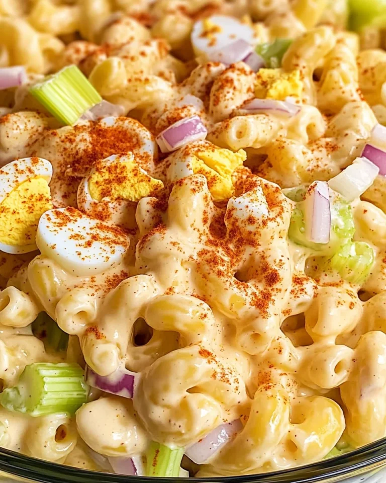 Deviled Egg Macaroni Salad